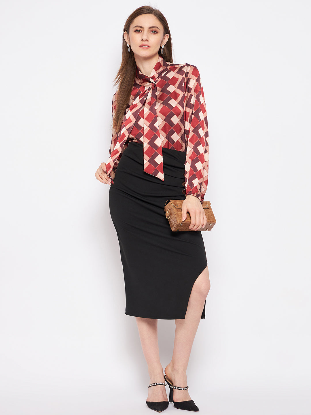 Madame Peach Cut-Out Top