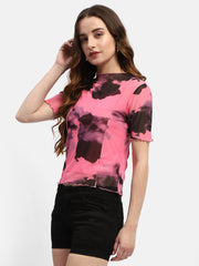Madame Ladies Western T-Shirt H/S M4S11124 031 Pink