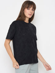 Madame Ladies Western Top H/S M5S11230 047 Charcoal