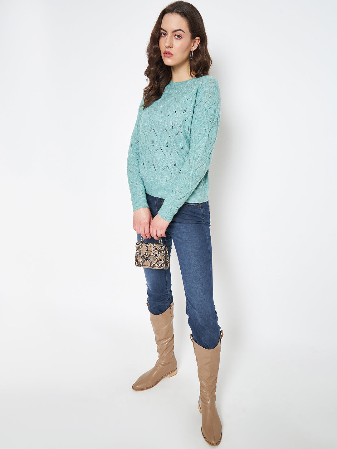Madame Sea Green Sweater