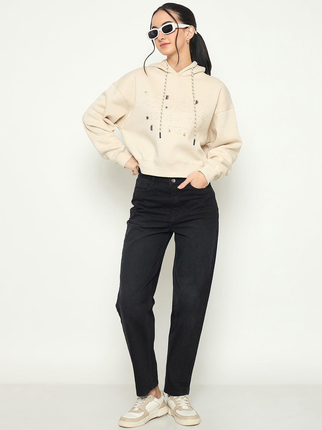Madame Ladies Western Sweat Shirt M5W22021 041 Cream