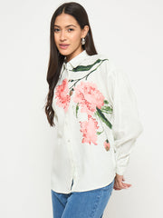 Madame Ladies Western Top H/S M5S18218 1179 Light Green