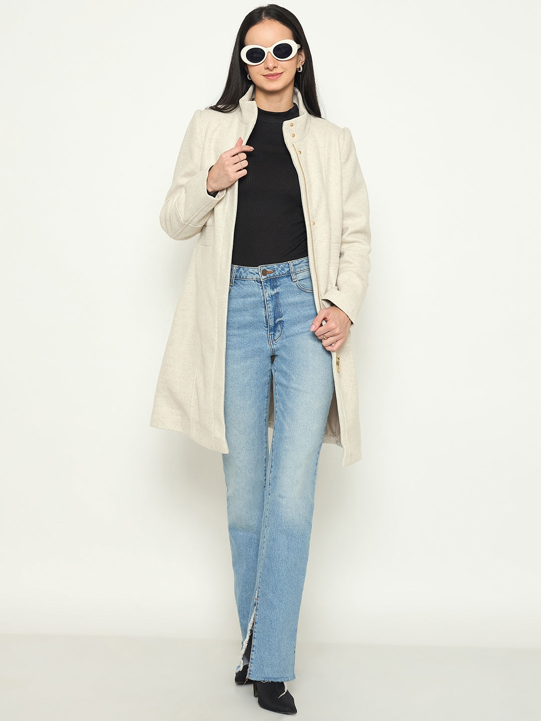 Madame Ladies Western Long Coat M5W20135 001 Beige
