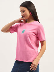 Madame Ladies Western T-Shirt H/S M4S11458 031 Pink