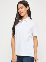 Madame Ladies Western Top H/S M5S11406 040 White