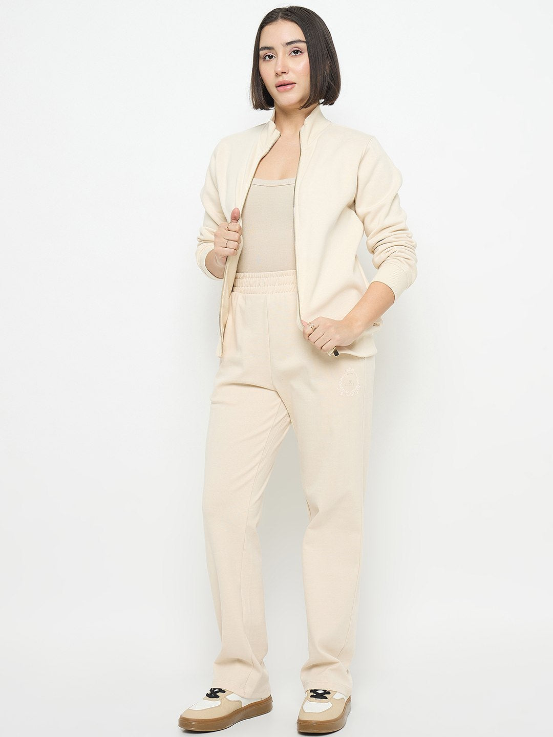 Madame Ladies Western Woolen Pajama S5W29109 001 Beige