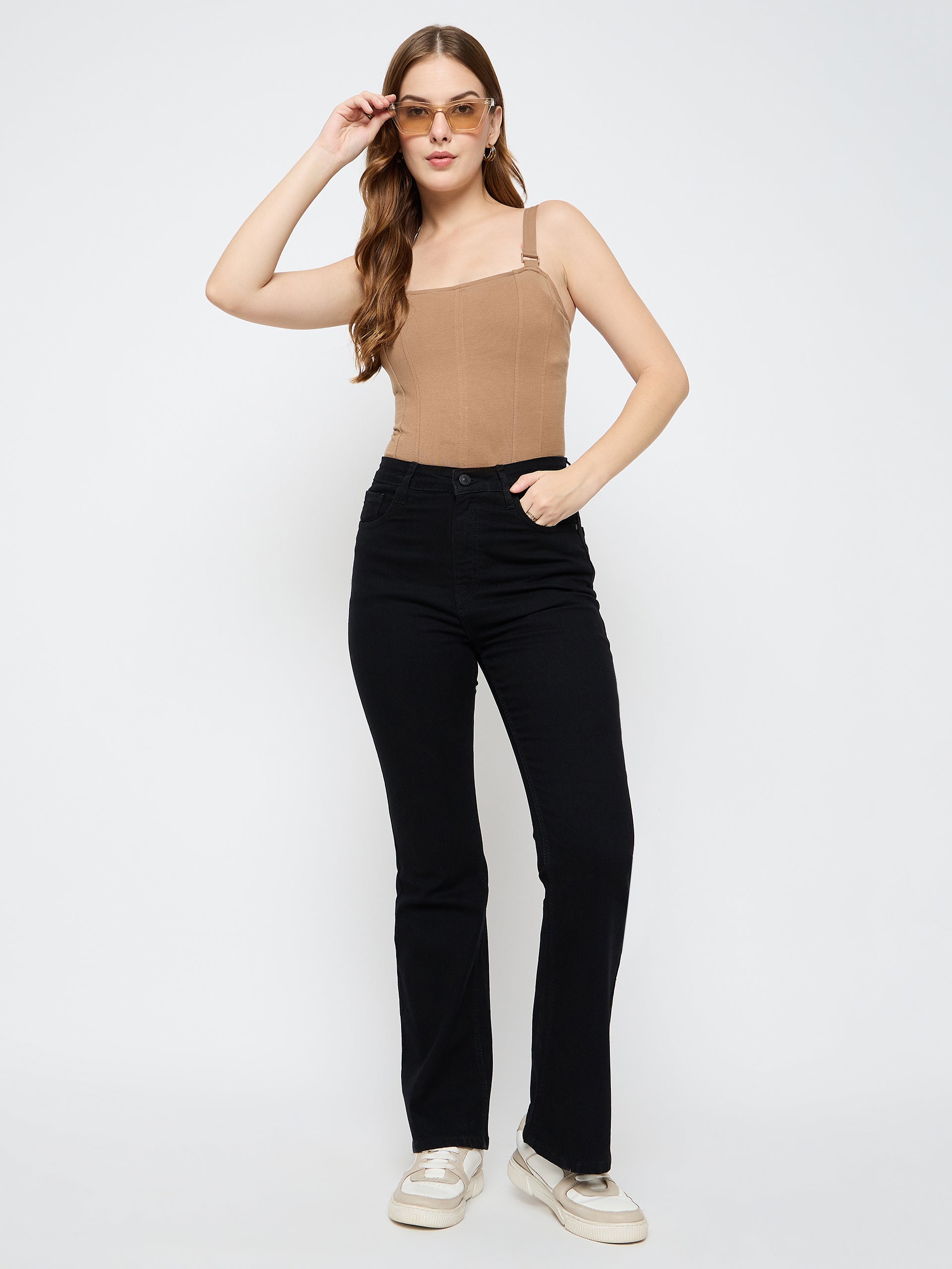 Madame Ladies Western Jeans M5W24221 378 Jet Black