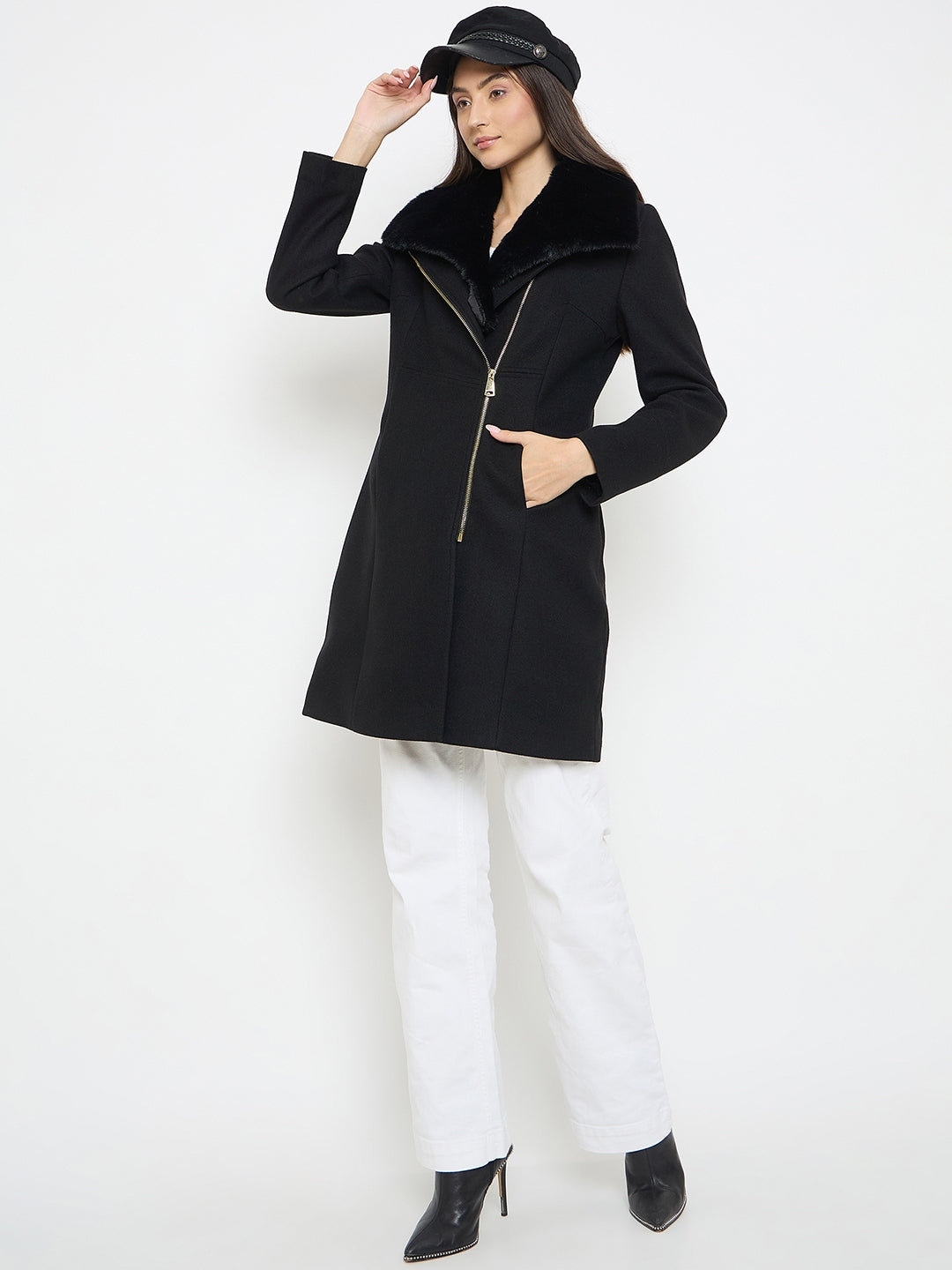 Madame Ladies Western Long Coat M5W20138 002 Black