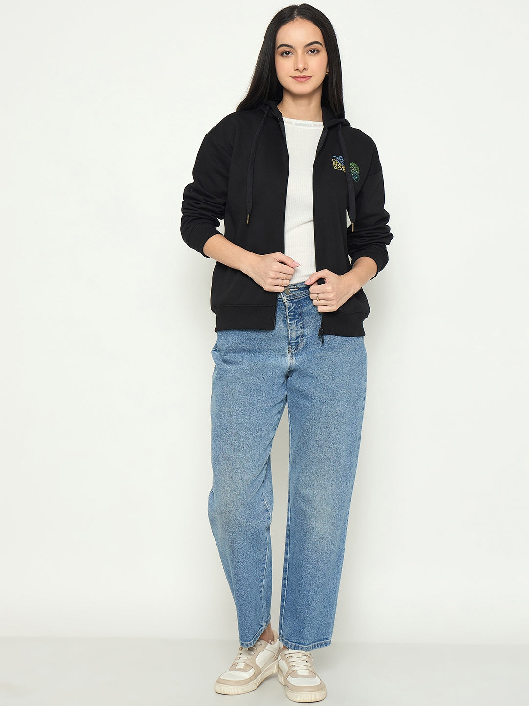 Madame Ladies Western Sweat Shirt M5W22345 002 Black