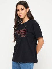 Madame Ladies Western Top H/S M5S11250 002 Black