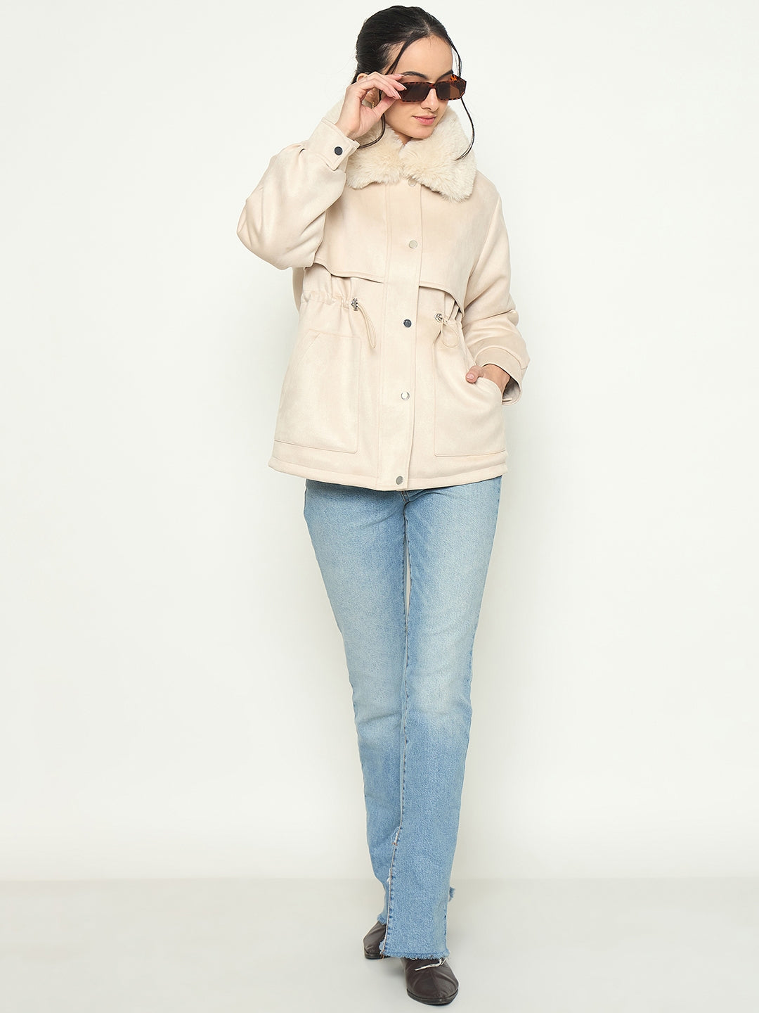 Madame Ladies Western Jacket M5W19032 001 Beige