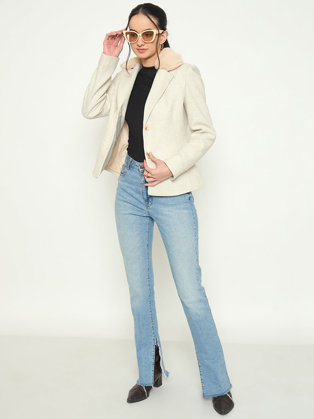 Madame Ladies Western Short Coat M5W20535 001 Beige