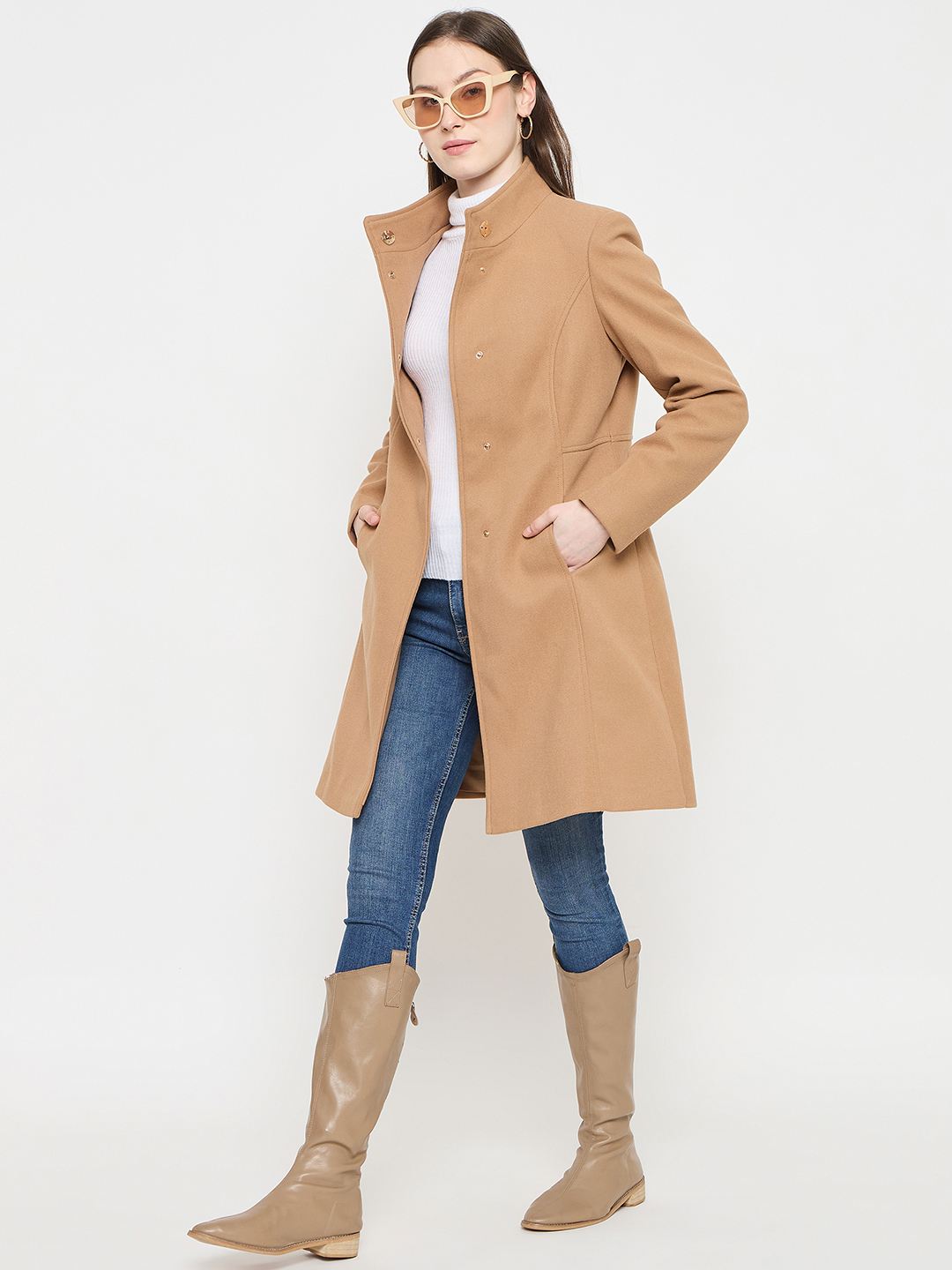Madame Ladies Western Long Coat M5W20152 001 Beige