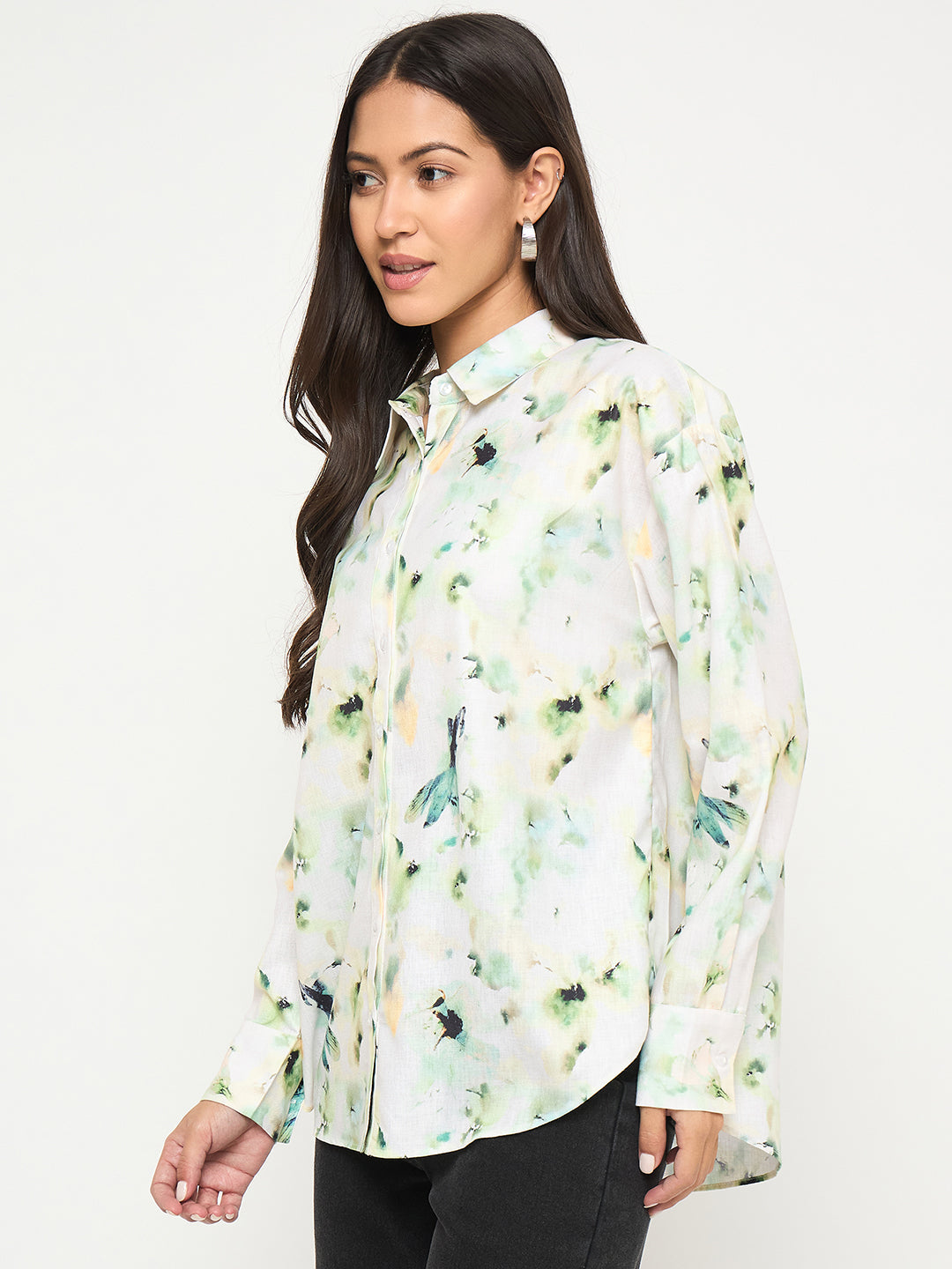 Madame Ladies Western Top H/S M5S18206 019 Lemon
