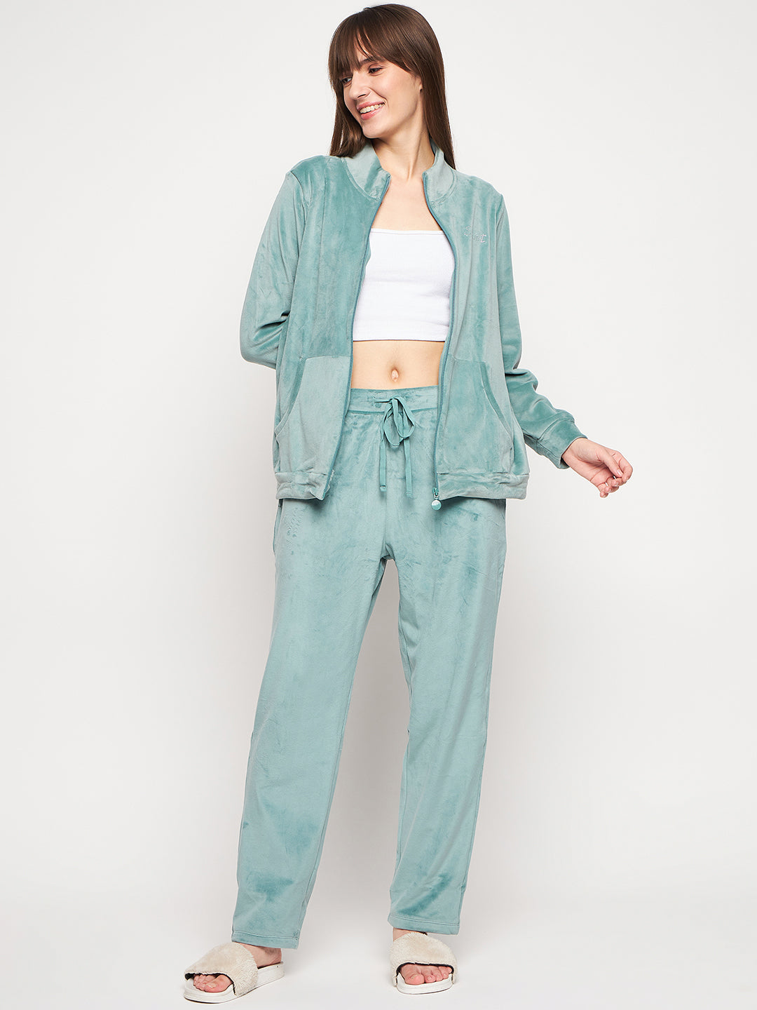 Msecret Green Velvet Nightsuit