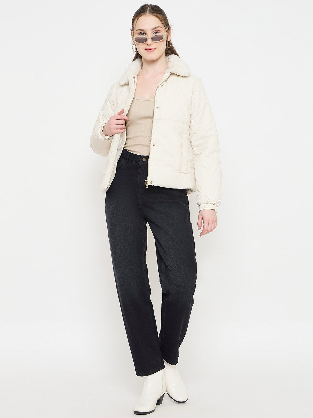 Madame Ladies Western Jacket M5W19308 1 Off White