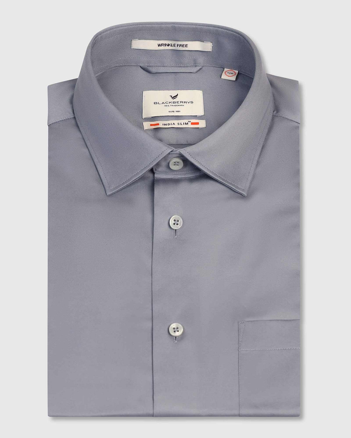 Blackberry Mens Formal Shirt F/S Bp-Bs-Do-Revolve Grey