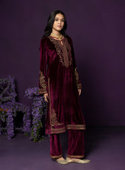 LAKSHITA LADIES WESTERN W KURTI 3PCS SET VL0213 9 MAROON