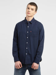 Men'S Solid Slim Fit Shirt