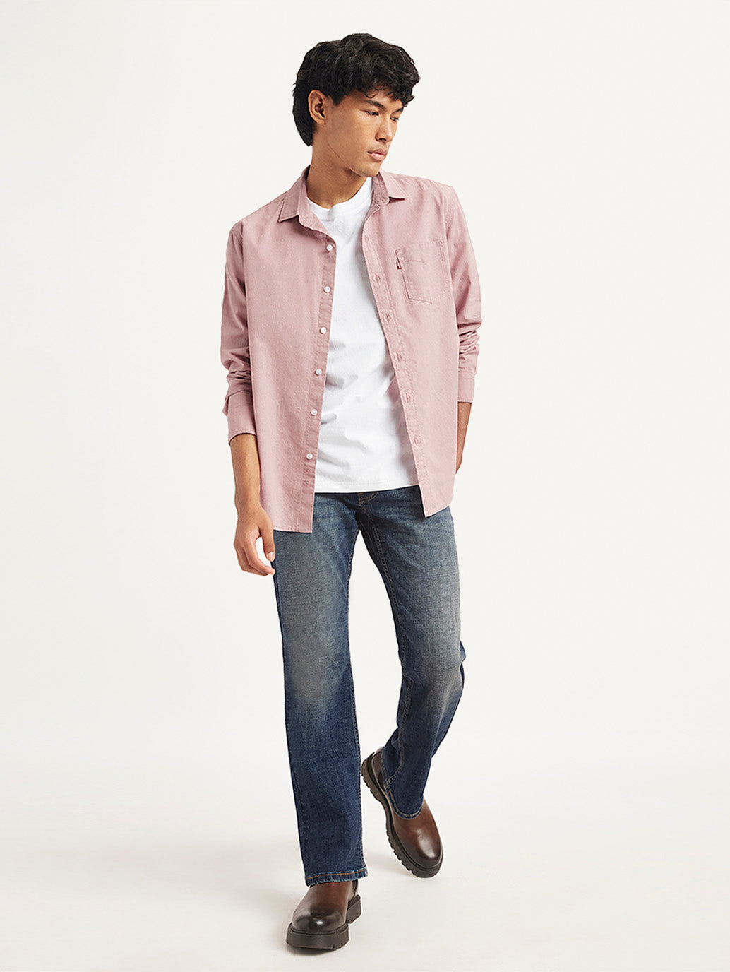 Men'S Solid Slim Fit Shirt