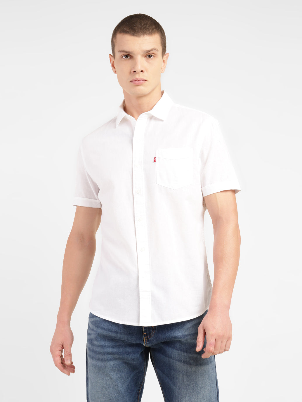 Men'S Solid Slim Fit Shirt