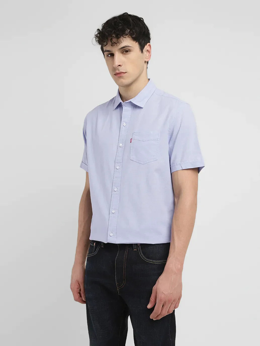 Men'S Solid Slim Fit Shirt