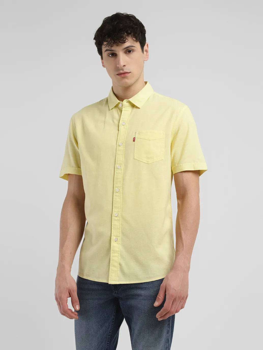 Men'S Solid Slim Fit Shirt