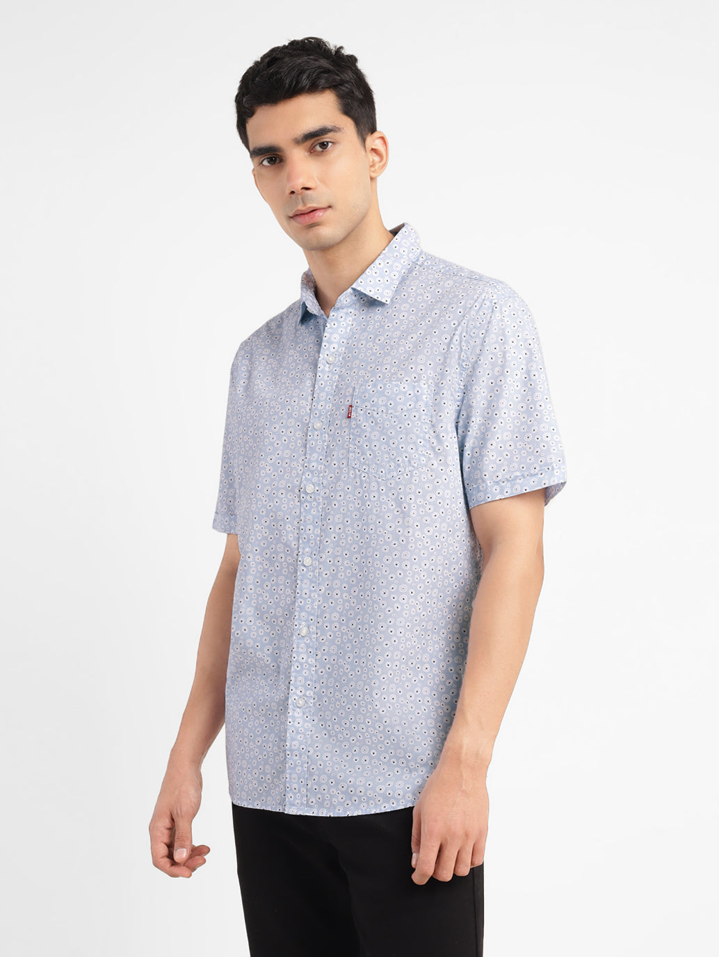 Men'S All Over Print Slim Fit Shirt