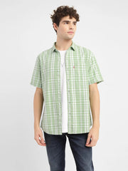 Men'S Checkered Slim Fit Shirt