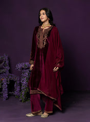 LAKSHITA LADIES WESTERN W KURTI 3PCS SET VL0213 4A NAVY