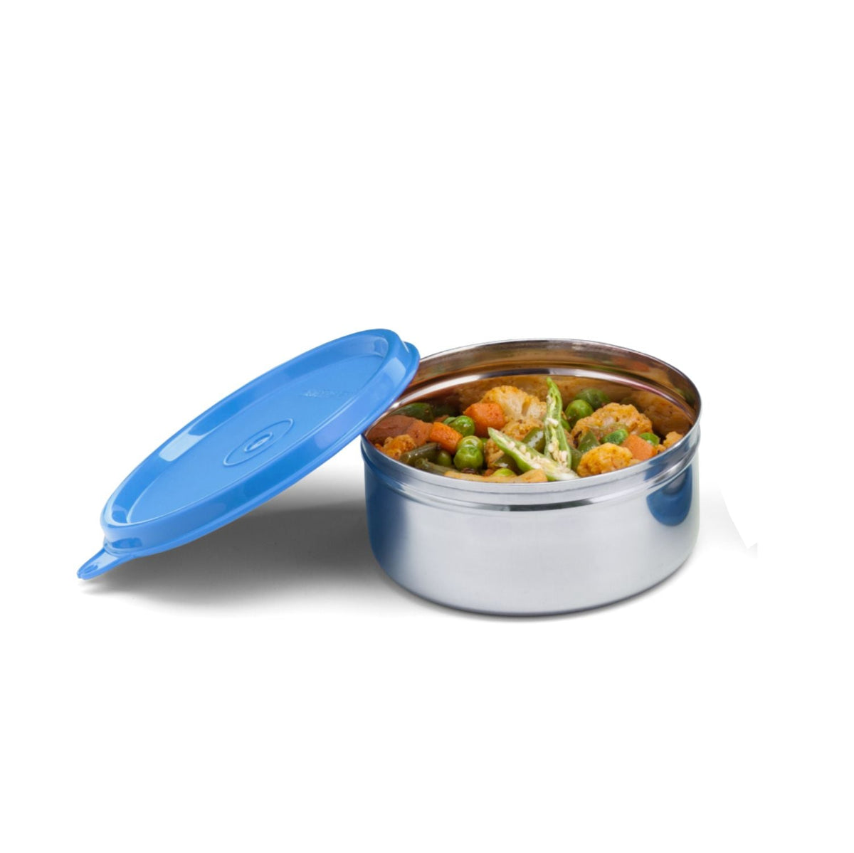 Signoraware Round Executive Lunch Box - 350ml (Blue_Free Size)