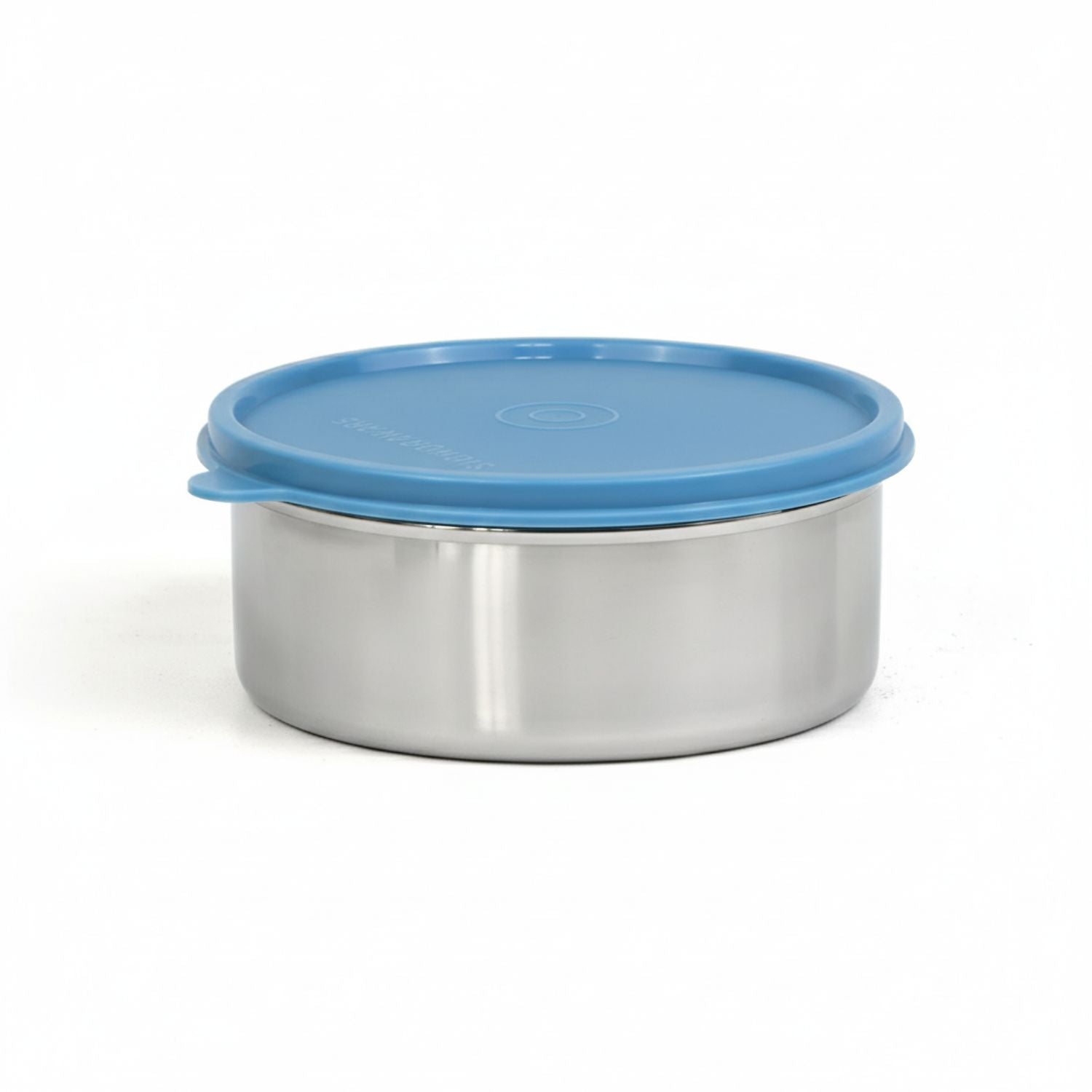 SignoraWare Mini Brunch Stainless Steel Container | Airtight & Leakproof Lid | Microwave & Dishwasher Safe | Compact & Lightweight | Ideal for Office, School, Picnics & Travelling (650ml | EBlue)