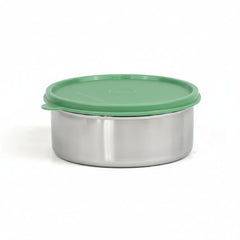 SignoraWare Mini Brunch Stainless Steel Container | Airtight & Leakproof Lid | Microwave & Dishwasher Safe | Compact & Lightweight | Ideal for Office, School, Picnics & Travelling (650ml | EBlue)