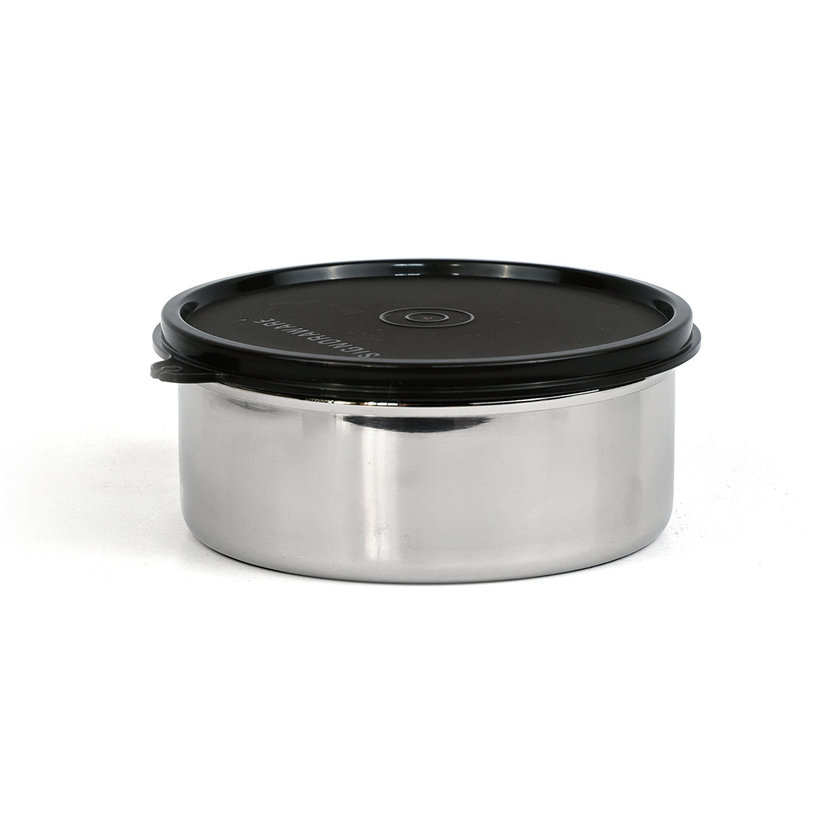SignoraWare Mini Brunch Stainless Steel Container | Airtight & Leakproof Lid | Microwave & Dishwasher Safe | Compact & Lightweight | Ideal for Office, School, Picnics & Travelling (650ml | EBlue)