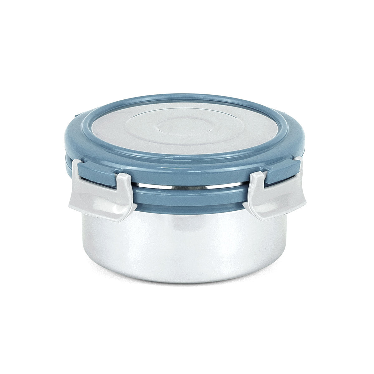 Lock N Store Steel Container Round With Steel Lid 350Ml