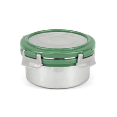 Lock N Store Steel Container Round With Steel Lid 350Ml