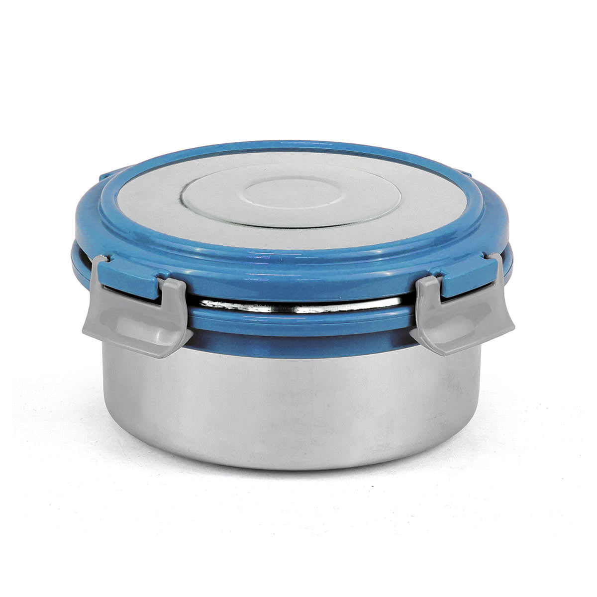 Lock N Store Steel Container Round With Steel Lid 450Ml