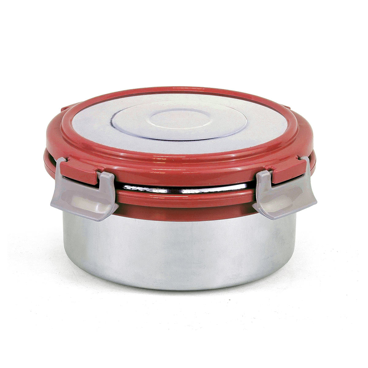 Lock N Store Steel Container Round With Steel Lid 450Ml