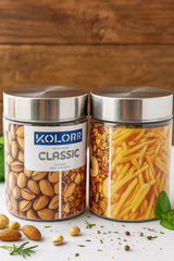 Goyalsons Household Container Classic Jar 2 Pcs Set