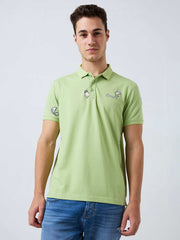Spykar Mens T-Shirt H/S Mktfp1Be041 Lettuce Green