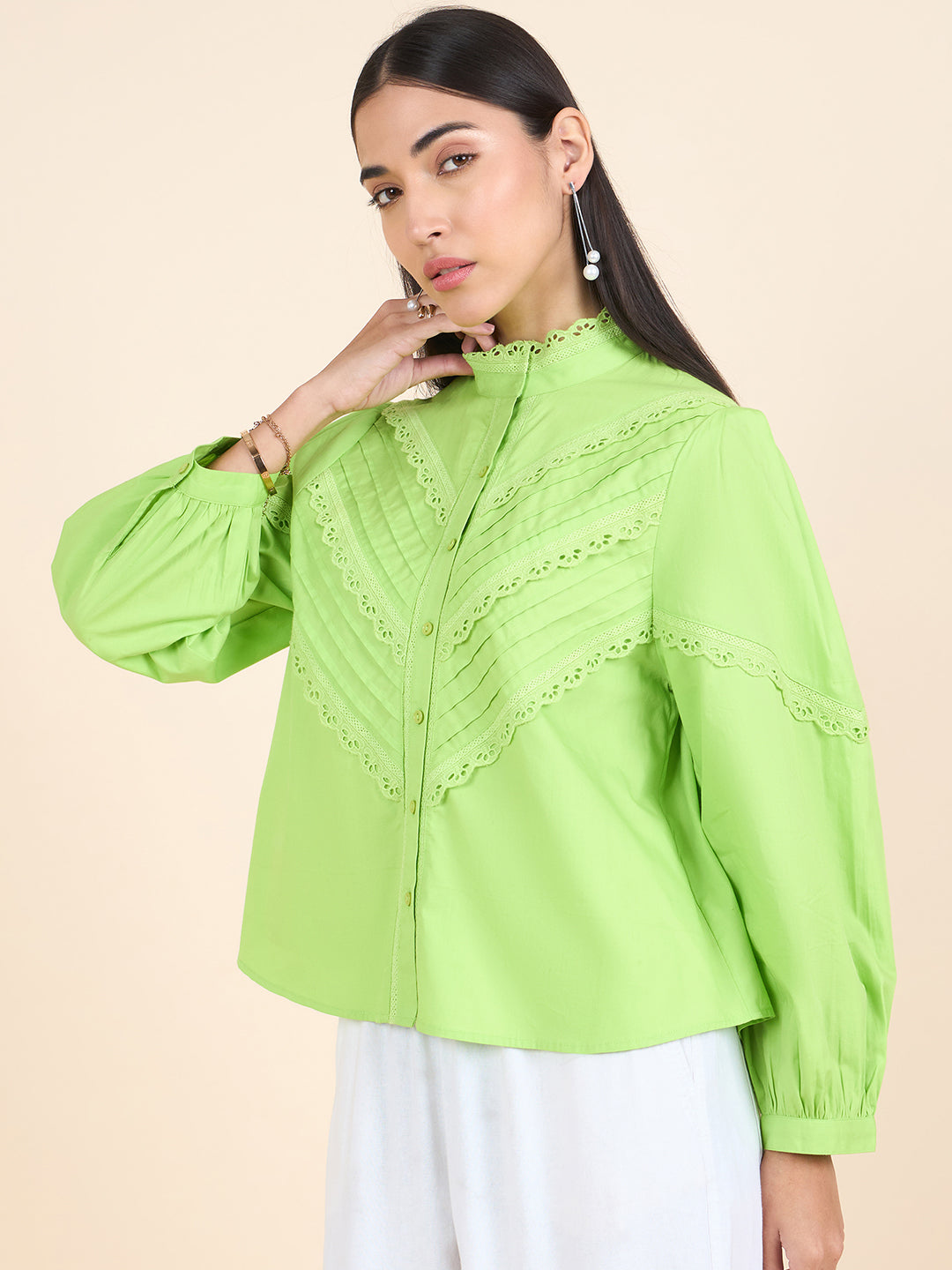 Gipsy Stylish Women Shirts Collection Green
