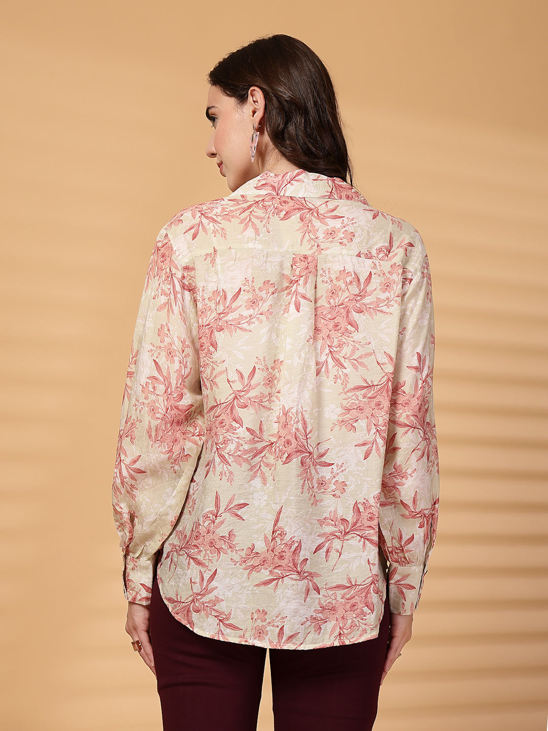 Gipsy Pink Floral Cotton Shirt