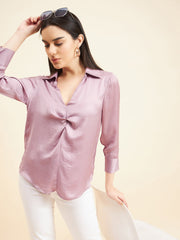 Gipsy Ladies Western Tunic 3Tnc241240 Soft/Lilac Mc Soft Lilac