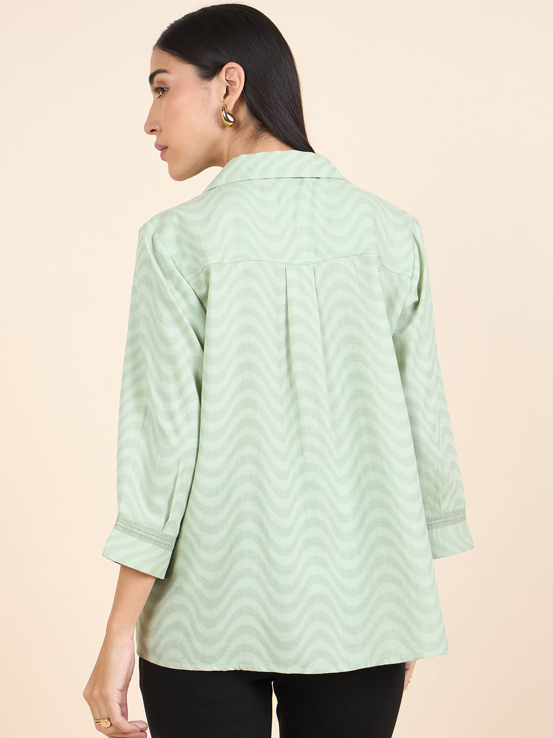 Gipsy Ladies Western Tunic 3Tnc241350 Grn Mc Green