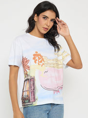 Madame Ladies Western Top H/S M5S11272 040 White