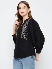 Madame Ladies Western Top