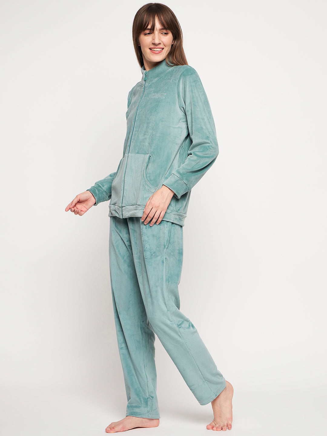 Msecret Green Velvet Nightsuit
