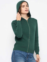 Madame Ladies Western Woolen Top M4W17062 014 Green