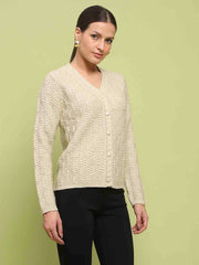 Madame Ladies Western Cardigan M4W70082 001 Beige