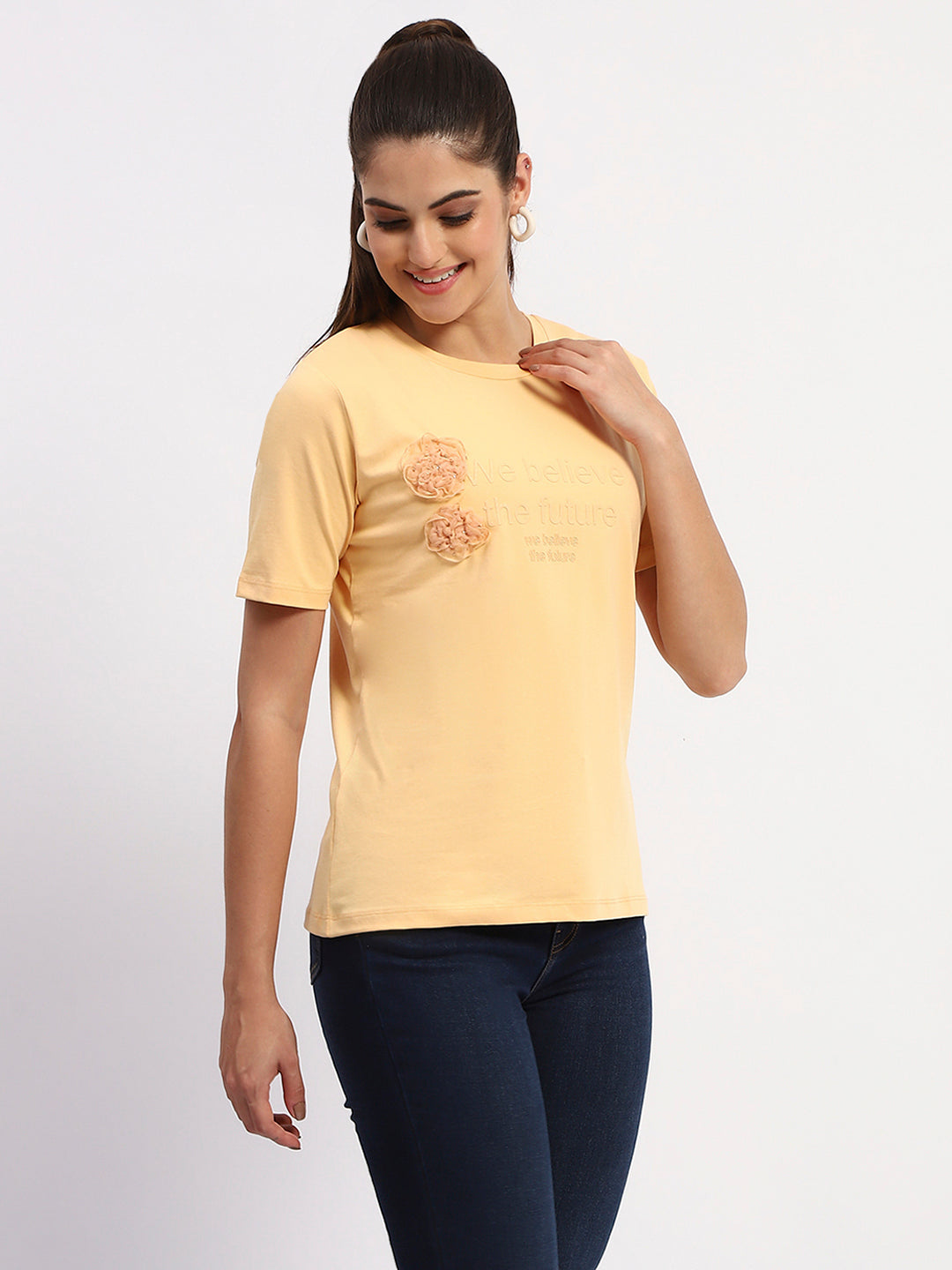 Madame Ladies Western Top F/S M4W11235 124 Light Orange